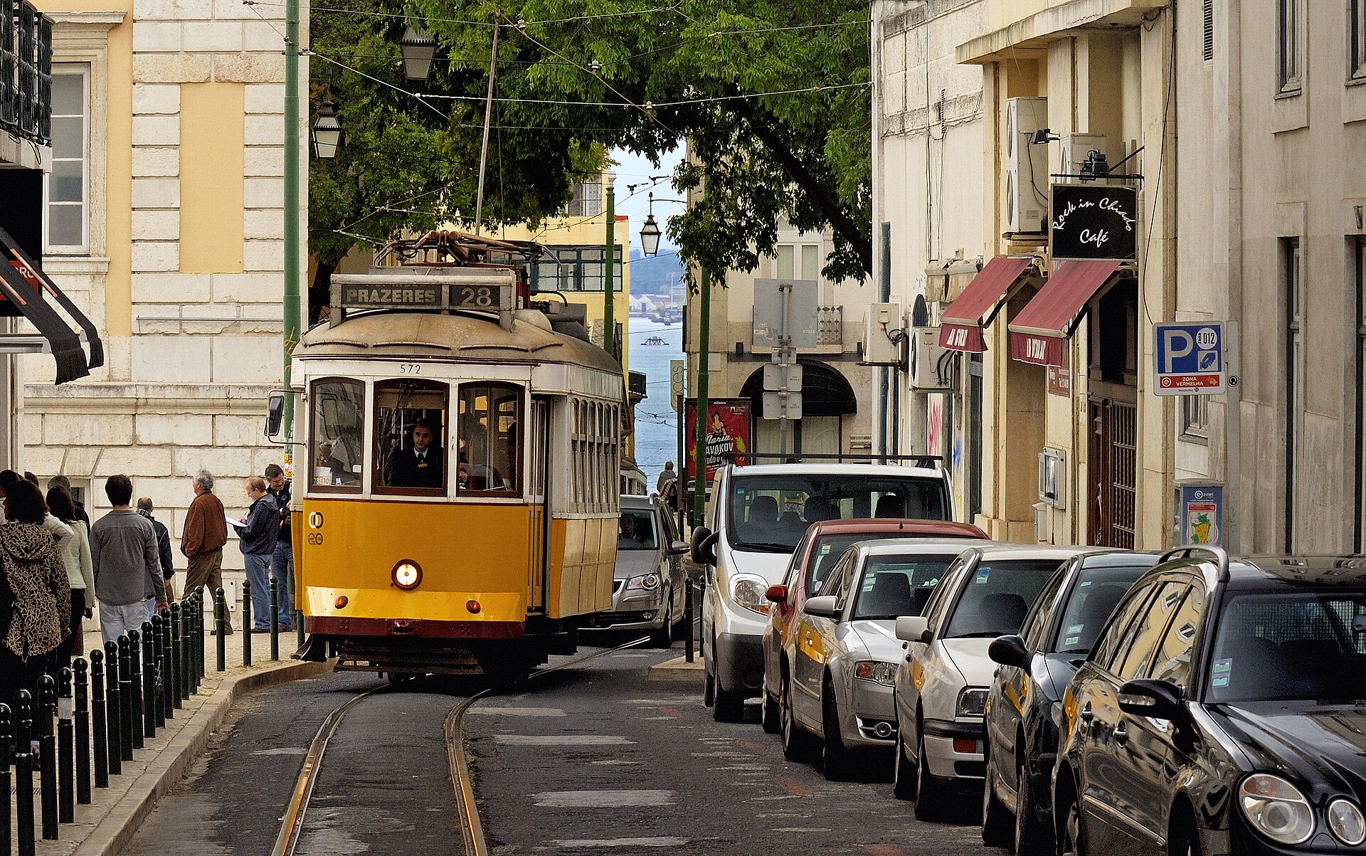 Spårvagn 28 i Lissabon